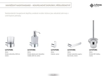 Standardní vybavení bytových jednotek