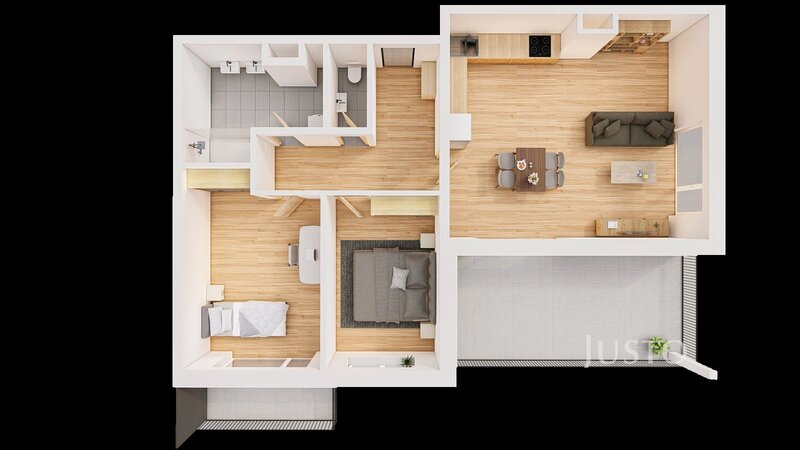 Prodej 3+kk 94 m2 + terasa 20 m2 + balkón 5 m2