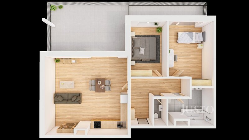 Prodej 3+kk 96 m2 + terasa 28 m2 + balkón 10 m2